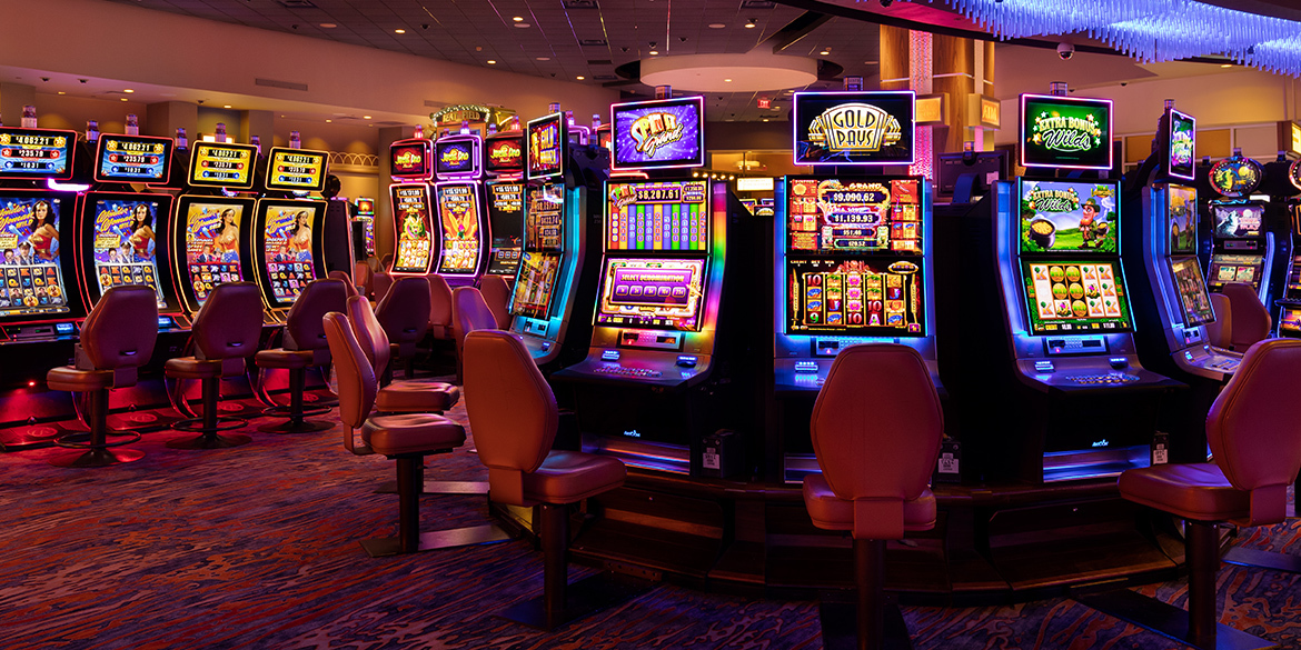 Slot machines at Seneca Buffalo Creek Casino