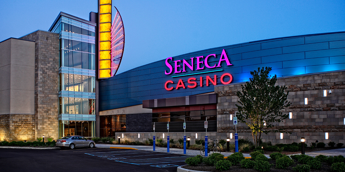 Exterior of Seneca Buffalo Creek Casino